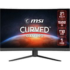 MSI Zaslon G27CQ4 E2 27" / WQHD / VA / 170Hz / 1ms MPRT / ukrivljen (črn)