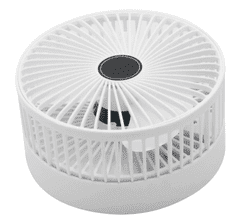 Rosberg Ventilator mini namizni R51760F, USB, 1200mAh,3-hitrosti, bel