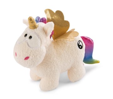 NICI Plišasti enorožec Rainbow Yang 13 cm stoječi