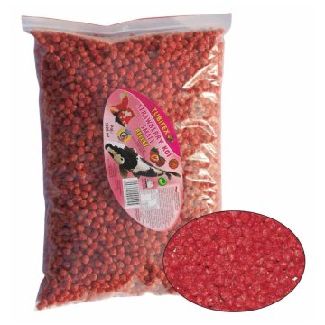KOI STRAWBERRY kroglice za pelete, vreča 1 l