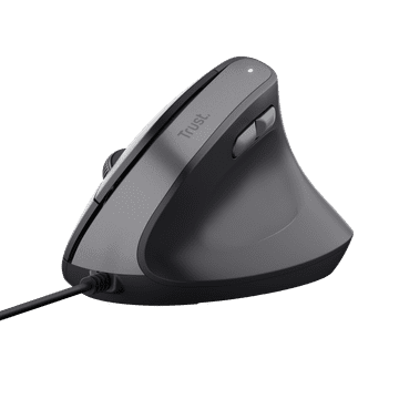 Trust Bayo II miška, žična, ergonomična, črna