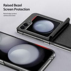 Dux Ducis Brill knjižni ovitek za Samsung Galaxy Z Flip 6 5G, vijolična