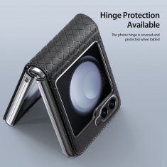 Dux Ducis Brill knjižni ovitek za Samsung Galaxy Z Flip 6 5G, vijolična