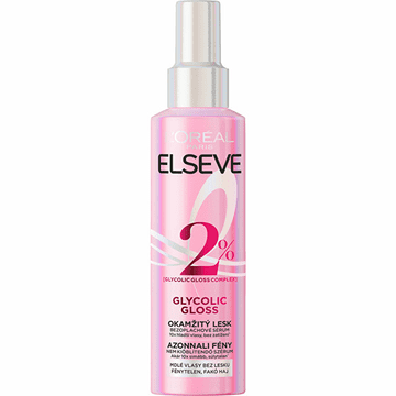 Loreal Paris Serum brez izpiranja za takojšen sijaj las Elseve Glycolic Gloss 150 ml