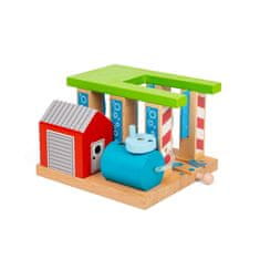 Bigjigs Rail Bigjigs Železniški vlak Avtopralnica