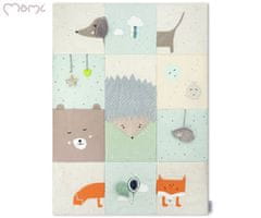MoMi VOLPI patchwork igralna odeja