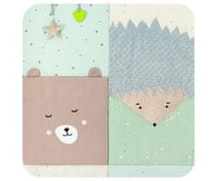 MoMi VOLPI patchwork igralna odeja