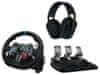 Logitech G29 Driving Force volan (PS5/PS4/PS3) + slušalke G435, črne (991-000539)