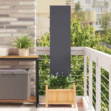 Vidaxl Dekorativni panel za vrt antracit siva 32 x 140 cm Mnogi jeklo