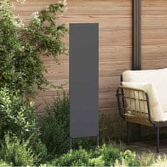 Vidaxl Dekorativni panel za vrt antracit siva 32 x 140 cm Mnogi jeklo