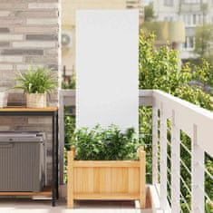 Vidaxl Dekorativni panel za vrt Bela 50 x 140 cm Mnogi jeklo