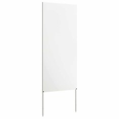 Vidaxl Dekorativni panel za vrt Bela 50 x 140 cm Mnogi jeklo