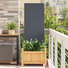 Vidaxl Dekorativni panel za vrt antracit siva 50 x 140 cm Mnogi jeklo