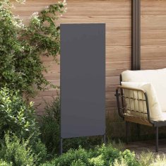 Vidaxl Dekorativni panel za vrt antracit siva 50 x 140 cm Mnogi jeklo