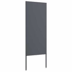 Vidaxl Dekorativni panel za vrt antracit siva 50 x 140 cm Mnogi jeklo
