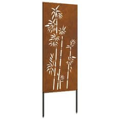 Vidaxl Dekorativni panel za vrt Rjav 50 x 140 cm