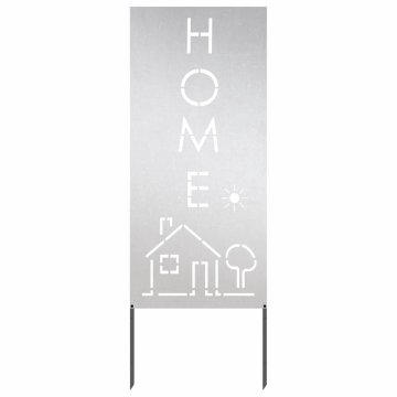 Vidaxl Zaslon za zasebnost v vrtu srebrna 50 x 140 cm Nerjaveče jeklo