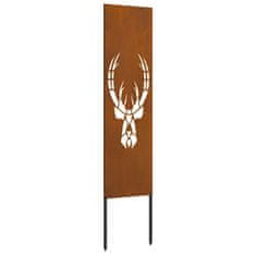 Vidaxl Dekorativni panel za vrt Rjav 32 x 140 cm