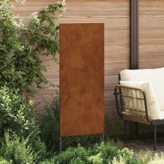 Vidaxl Dekorativni panel za vrt Rjav 50 x 140 cm
