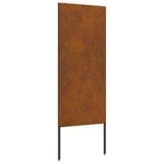 Vidaxl Dekorativni panel za vrt Rjav 50 x 140 cm
