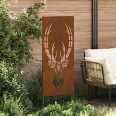 Vidaxl Dekorativni panel za vrt Rjav 50 x 140 cm