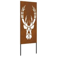Vidaxl Dekorativni panel za vrt Rjav 50 x 140 cm