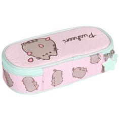 Pusheen Pusheen Roza PREDALČNI šolski svinčnik, torbica za deklice 5x20x10cm 