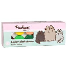 Pusheen Pusheen Plakatne barve za slikanje, plakatne barve za šolo 12 BARV 20ml v kozarcih 