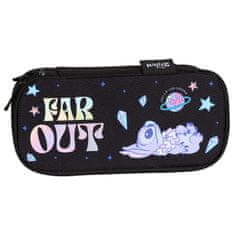 Disney DISNEY Stitch Črn PREDALČNI šolski svinčnik, ovalna torbica za dekleta 5x22x10cm 