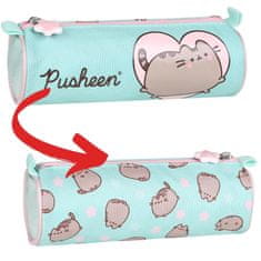 Pusheen Pusheen Mint torbica za svinčnike za dekle, okrogla, tube, torbica za šolske potrebščine 22x8x8cm 