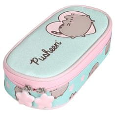 Pusheen Pusheen Mint-roza PREDALČNI šolski svinčnik, torbica za dekle 5x20x10cm 
