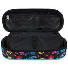 Disney DISNEY Stitch Mint-črna Šolska torbica s PREDALČNI, vrečka za dekle 5x20x9cm 