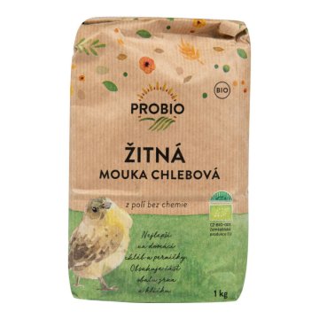 ProBio PROBIO - BIO ržena moka za kruh, 1kg