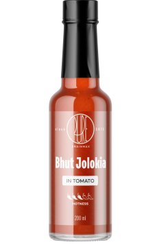 BrainMax Pure Pekoča paradižnikova omaka s čilijem Bhut Jolokia