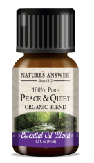 Nature's Answer Peace and Quiet Blend, Essential Oil, Klid in pohdo, eterično olje, BIO, 15 ml