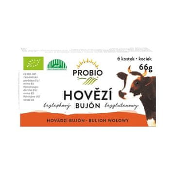 ProBio PROBIO - Goveja juha, kocke 6 x 0,5 l, BIO, 66 g