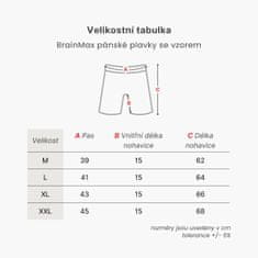 BrainMax Moške kopalke s potiskom Velikost: L