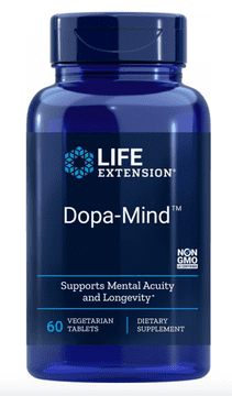 Life Extension Dopa-Mind, podpora dopamina, 60 rastlinskih kapsul