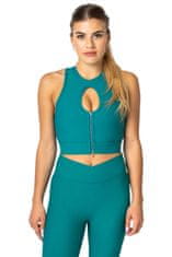 BrainMax Modrc Crop Top, Sea Green Velikost: L