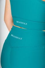 BrainMax Modrc Crop Top, Sea Green Velikost: L
