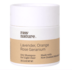 Raw Nature Dry Shampoo For Light Hair, Suhi šampon za svetle lase, 28 g