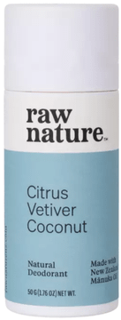 Raw Nature Natural Deodorant, naravni deodorant, citrusi, vetiver, kokos, 50 g