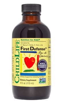 ChildLife Essentials First Defense, imunska podpora, črna brez, 118 ml