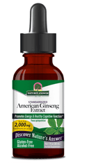 Nature's Answer American Ginseng, ameriški ginseng, izvleček, 2000 mg, 30 ml