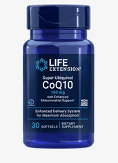 Life Extension Super Ubiquinol CoQ10 z izboljšano mitohondrijsko podporo, koencim Q10, 100 mg, 30 kapsul