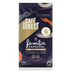 Cafédirect Familia Espresso SCA 82 kavnih zrn, 200 g