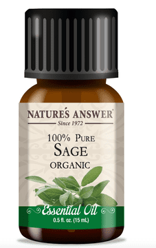 Nature's Answer Sage Essential Oil, Žajbelj, eterično olje, BIO, 15 ml