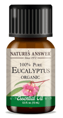 Nature's Answer Eucalyptus Essential Oil, eterično olje, BIO, 15 ml