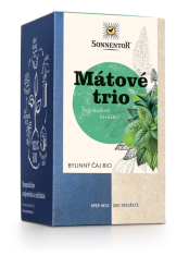 Sonnentor Mint trio, porcijski čaj, BIO, 18 kom