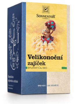 Sonnentor Velikonočni zajček, porcijski čaj, BIO, 18 kom